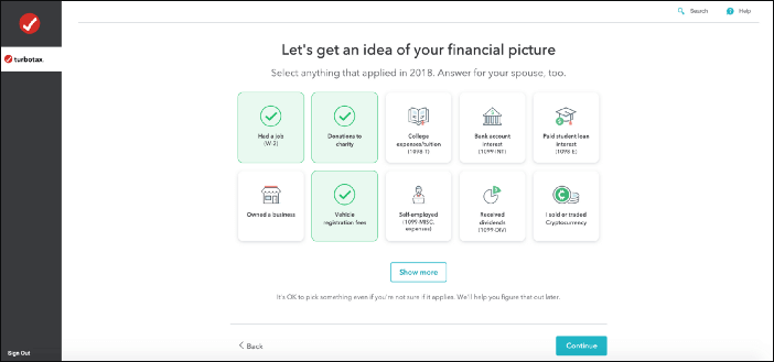 Move tax data files to another computer