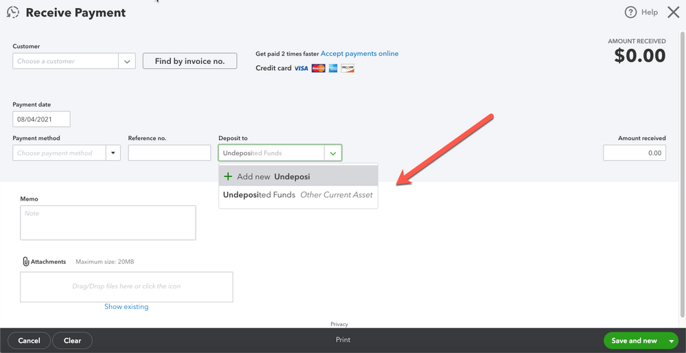 What Do Undeposited Funds in QuickBooks Mean?