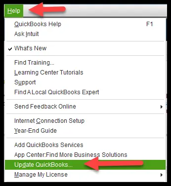 Ensure to Update QuickBooks Desktop