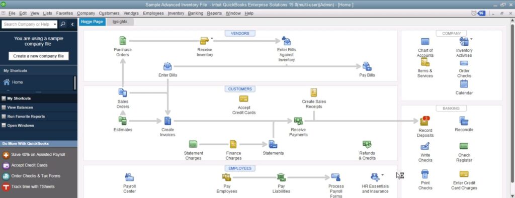 In QuickBooks Desktop Enterprise