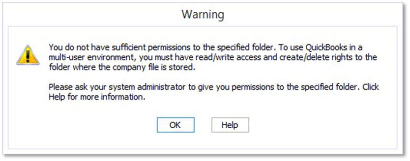 Insufficient permissions