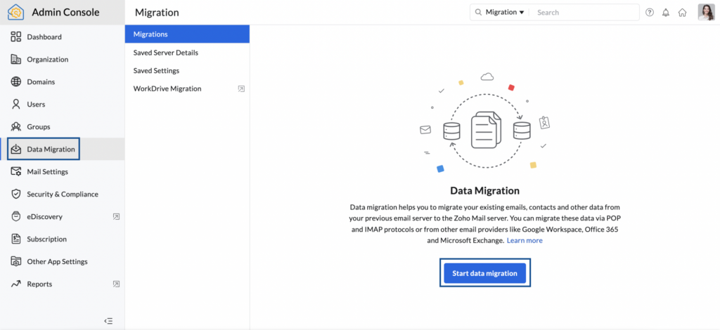 What are Zoho Migration Services