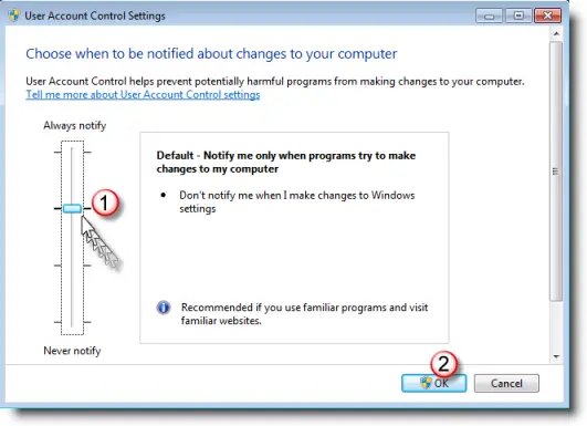 Configure User Account Control