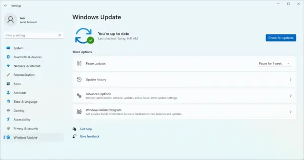 Update Windows