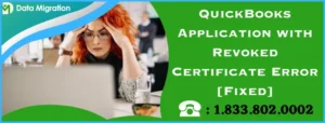 QuickBooks Application with Revoked Certificate