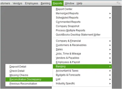 Reconciliation Discrepancies in QuickBooks