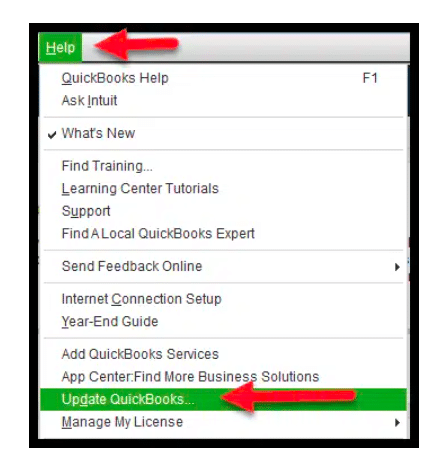 Update QuickBooks