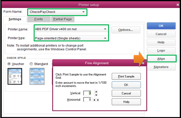 QuickBooks Check is Not Printing Correctly