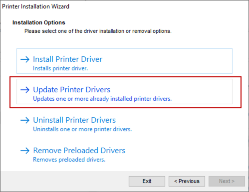 Update Printer Driver