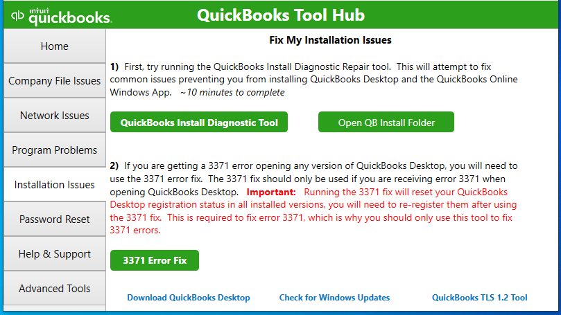 Tool Hub Installation Issues