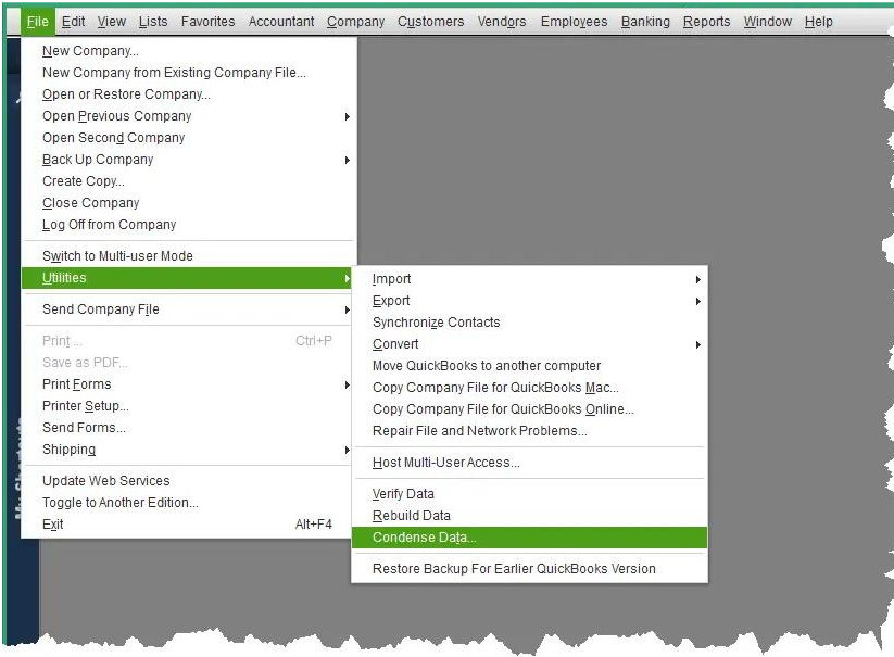 Condense Data Utility