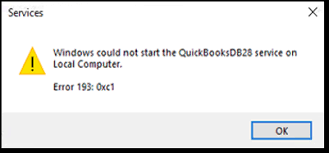 QuickBooks Error Code 193