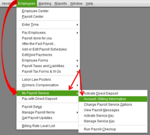 Account/Billing Info