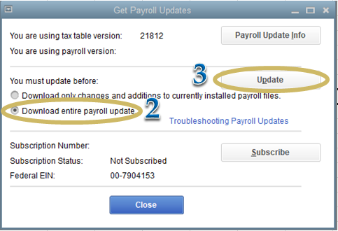 Choose Update