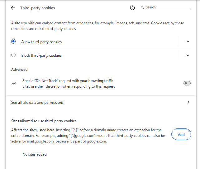 third-party cookies
