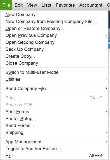 Open or Restore Company