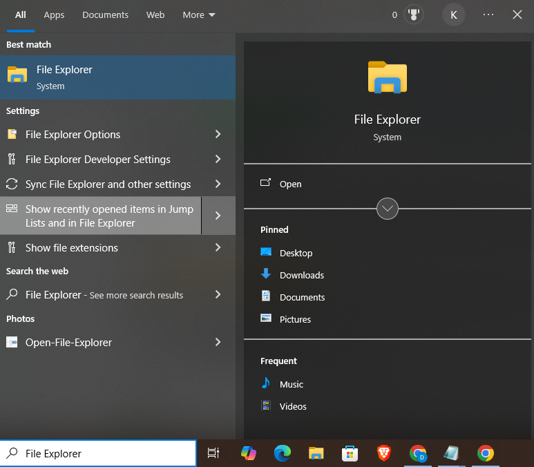 File Explorer