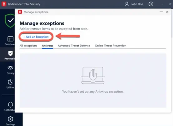 Add Exception
