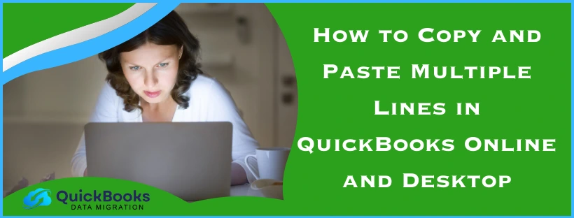 How to Copy and Paste Multiple Lines in QuickBooks Online