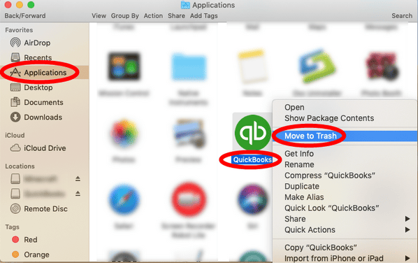 Uninstall the QB Desktop App on Mac