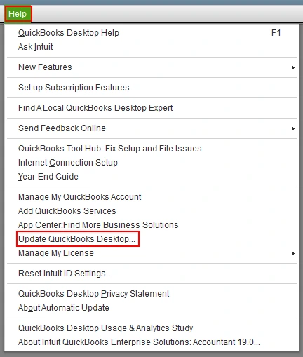 Update QuickBooks Desktop