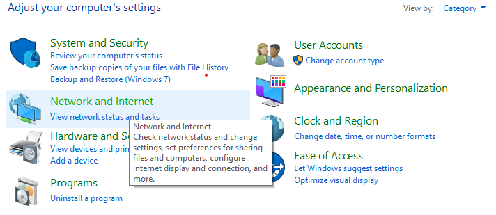 Network and Internet