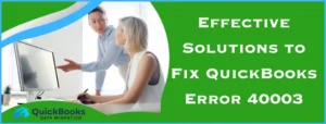 QuickBooks Error 40003