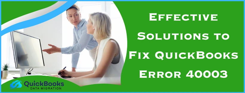 QuickBooks Error 40003